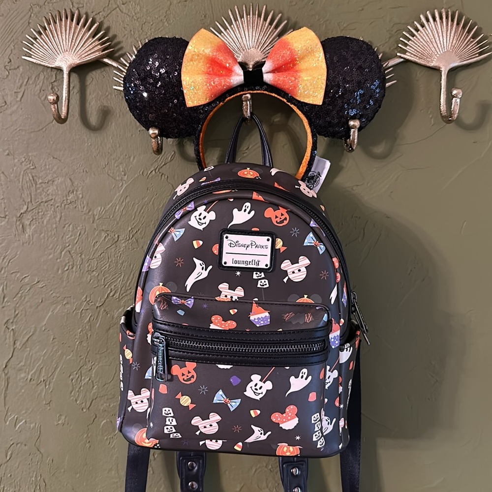 Halloween Park Treats Mini Backpack and Ears